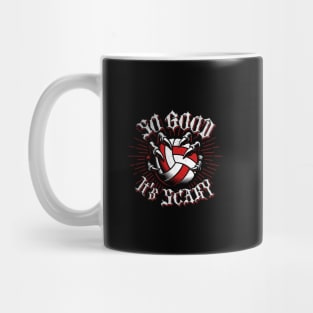 Goth Volleyball Design | So Good its Scary Mug